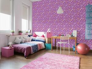 Tapet vlies de lux fluturi violet