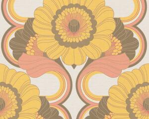 Tapet vlies pentru perete retro chic 39530-4v