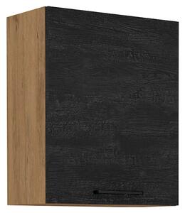 KONDELA Dulap superior, stejar lancelot/gri mat, VEGA 60 G-72 1F