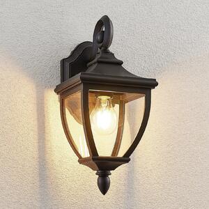 Lindby Lampa de exterior Cerys, negru, plastic, înălțime 37cm, reglabil, Negru, Plastic, Antichitate, Felinar