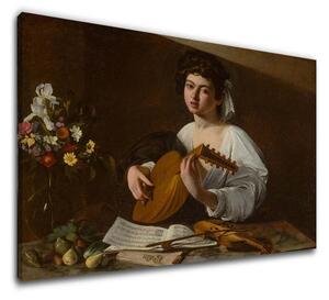 Tablou canvas Michelangelo Caravaggio - Lutnista - 40x50 cm