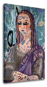 Tablou canvas MONA LISA ABSTRACT 001 - 40x60 cm