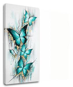 Tablou canvas MOTYLES 1 parte - 70x40 cm