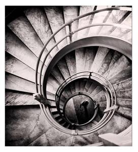 Fototapetă vlies scară spiralată 3d 225 x 250 cm