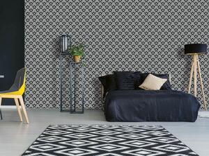 Tapet vlies de lux abstract modern gri
