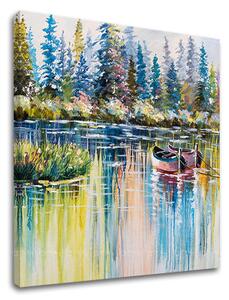 Tablou canvas Peisaj 1 parte XOBCHLN013 - 50x50 cm