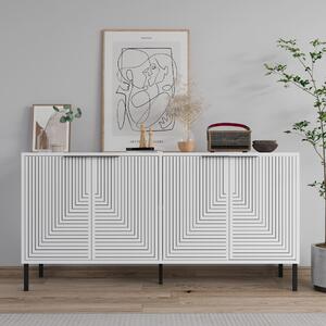 Lurea komód, fehér, 150 cm