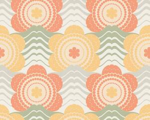 Tapet vlies pentru perete retro chic 39539-4