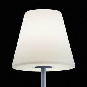 Helestra Moris - lampă cu picior, exterior 150 cm, Alb, Metal, Modern, Umbrelă în picioare