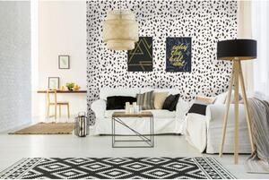 Tapet vlies de lux petale negre