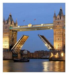 Fototapetă vlies tower bridge noaptea 225 x 250 cm