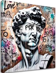 Tablou canvas - Rebel David - 60x60 cm