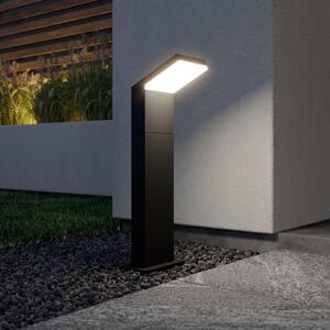 Arcchio Bornă luminoasă LED Yolena, 60 cm, antracit, aluminiu, Negru, Metal, Modern