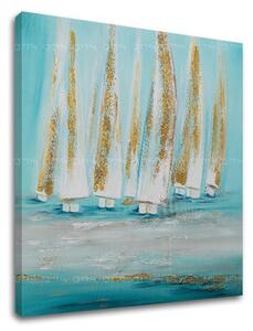 Tablou canvas SHIPS ON THE SEA 1 buc - 50x50 cm