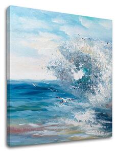 Tablou canvas SEA WAVES 1 parte - 50x50 cm