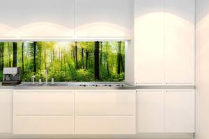 Fototapet pentru bucătărie - pădure luxuriantă 180 x 60 cm