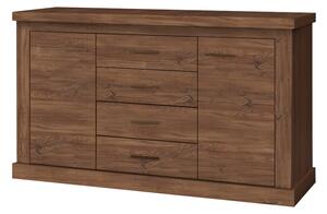 KONDELA Scrin AR5, stejar stirling, HILARD