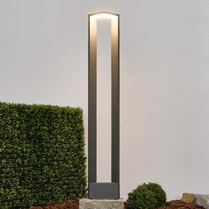 Lucande Jeny LED bornă luminoasă LED, 100 cm, antracit, aluminiu, Negru, Metal, Modern