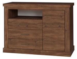 KONDELA Scrin AR6, stejar stirling, HILARD