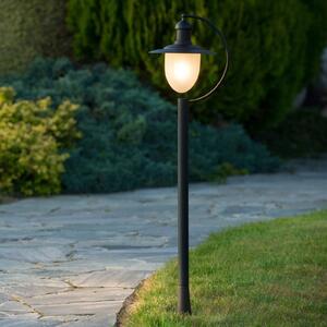 Lucide Aruba bornă luminoasă, negru, reglabil, Negru, Metal, Casă de țară / Rustic