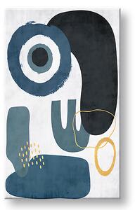 Tablou canvas TYRKYS ABSTRACT 001 - 40x60 cm