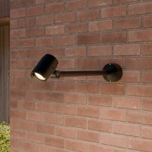 Lucande LED spot de exterior Beatrix, 58 cm, antracit, aluminiu, Negru, Metal, Modern, Spot de perete