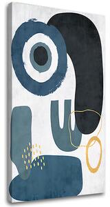 Tablou canvas TYRKYS ABSTRACT 001 - 50x80 cm