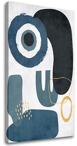 Tablou canvas TYRKYS ABSTRACT 001 - 40x60 cm