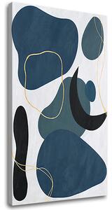Tablou canvas TYRKYS ABSTRACT 002 - 40x60 cm