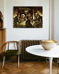 Tablou canvas Vincent van Gogh - Mâncători de cartofi - 20x30 cm