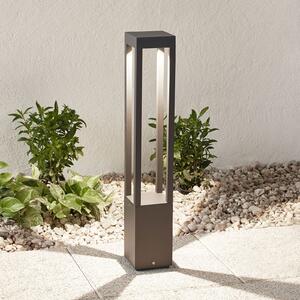 FARO BARCELONA Lampă LED de trotuar mare efect Agra gri închis, Negru, Metal, Modern