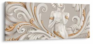 Tablou - Imagine a zeiței într-un fundal ornamental (120x50 cm)