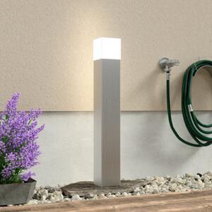LCD Bornă luminoasă Linus din oțel inoxidabil, Metalic, Metal, Modern