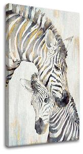 Tablou canvas ZEBRY 1 parte - 80x120 cm