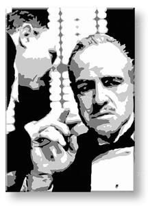Imprimat POP Art pictura GODFATHER 1 parte gfoh - 60x80 cm