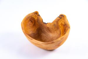 Fructiera Salatiera din lemn de maslin