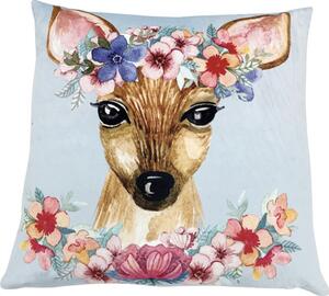 Pernă decorativă Solevito model căprioară 45x45 cm
