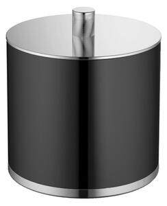 Cutie pentru depozitare obiecte baie SPARKE model LUSTA 01 BLACK-CHROM