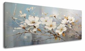 Lumea florilor pe pânză Eleganța naturii - 50x100