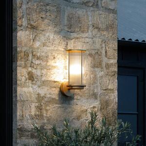 Nordlux Lampă de exterior Linton, alamă, înălțime 30 cm, IP54, reglabil, Auriu / Alamă, Metal
