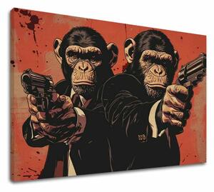 Monkey Gang - Imaginea pentru un interior îndrăzneț - 60x90 cm
