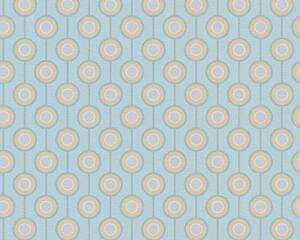 Tapet vlies pentru perete retro chic 39537-4