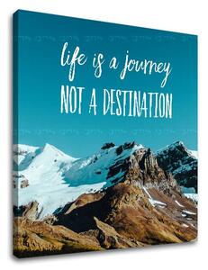 Motivațional Tablou de perete despre viață_002 - 30x30 cm