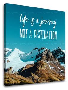 Motivațional Tablou de perete despre viață_002 - 30x30 cm