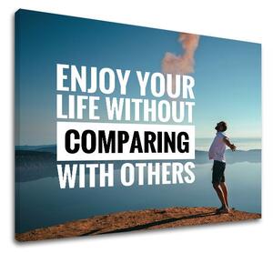 Motivațional Tablou de perete despre viata_003 - 20x30 cm