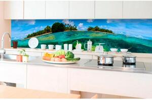 Fototapet pentru bucătărie - recif de corali 350 x 60 cm