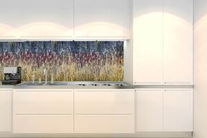 Fototapet pentru bucătărie - stuf de iarnă 180 x 60 cm