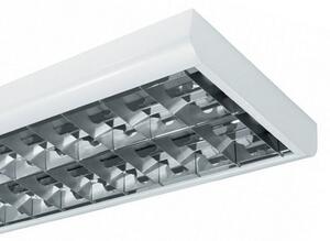 EGG Corp de iluminat T8 BAP 58 W 2 becuri, foarte plat, montat la suprafață., Alb, Studiu / Birou, Metal