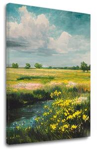 Peisaj pe pânză Între cer și pământ - 40x50 cm