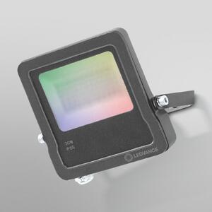 LEDVANCE SMART+ WiFi Floodlight, RGBW, gri, 30W